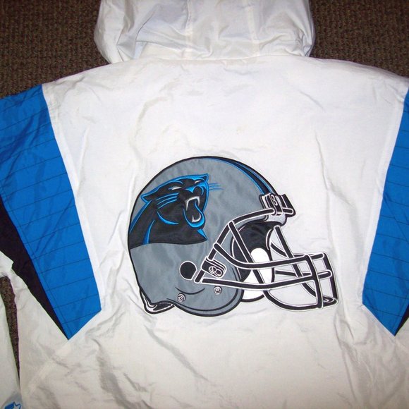 CAROLINA PANTHERS Half Zip STARTER Jacket RARE - Picture 7 of 8